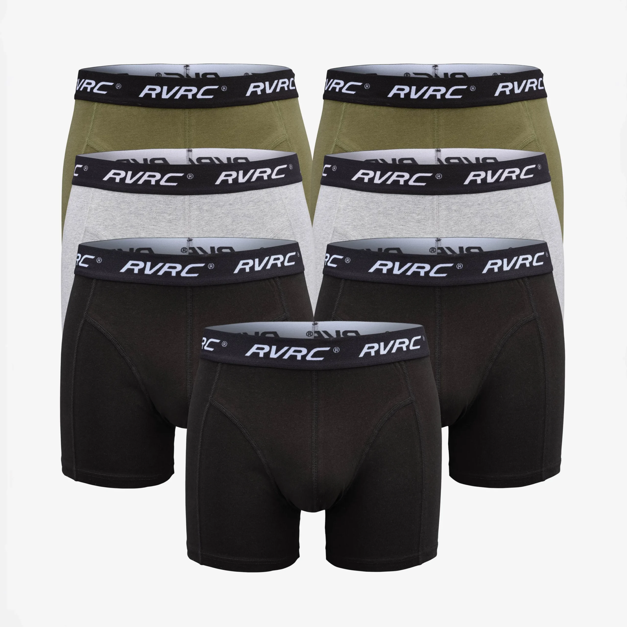 7-pack Ultimate Soft Boxer Herren Grey Melange/Grape Leaf