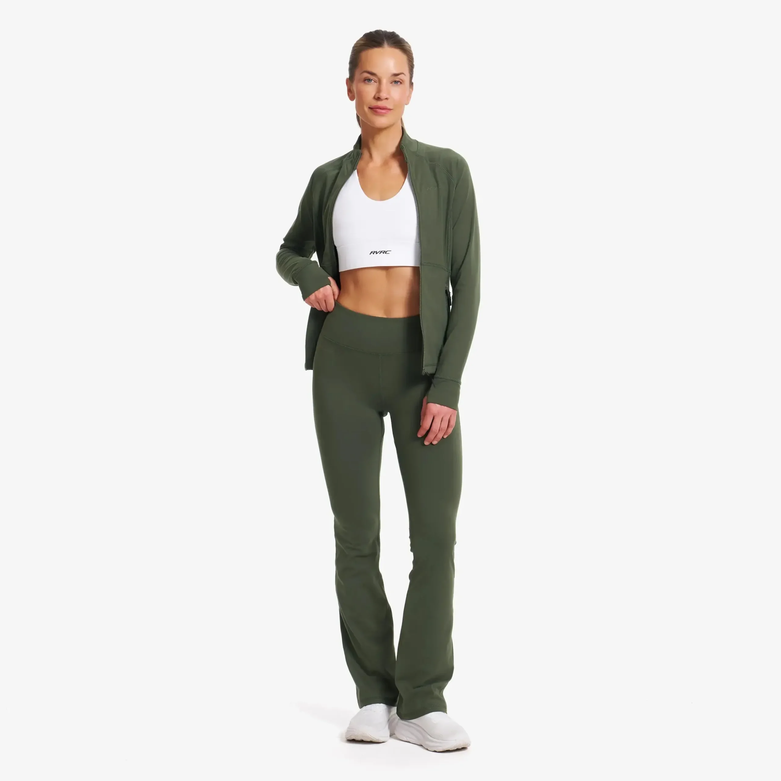 Paragon Flare Leggings Damen Kambaba Green