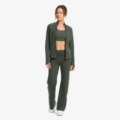 Paragon Soft Wide Flare Leggings Damen Kambaba Green