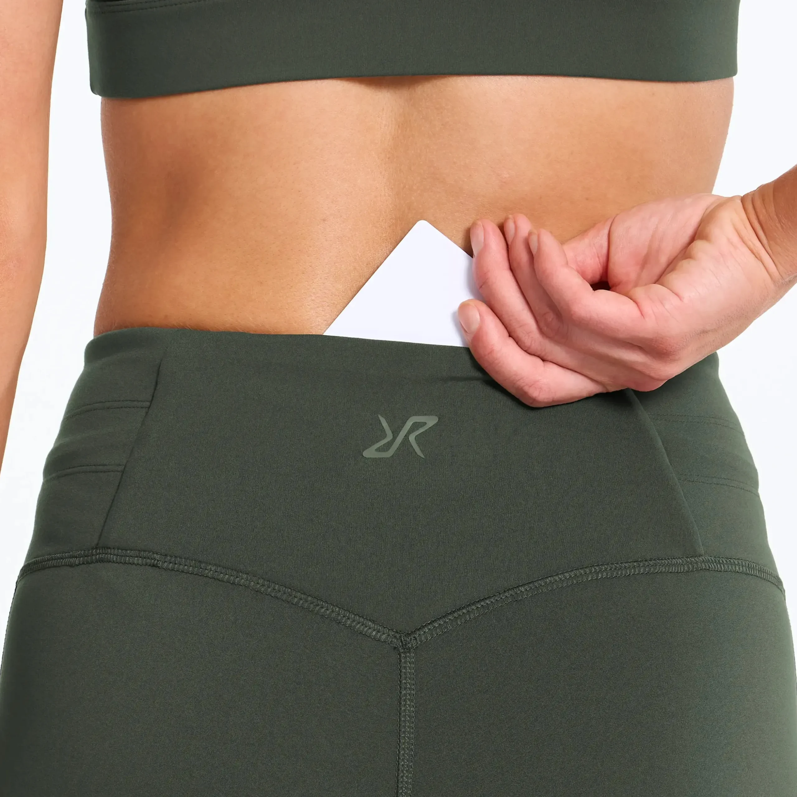 Paragon Soft Wide Flare Leggings Damen Kambaba Green
