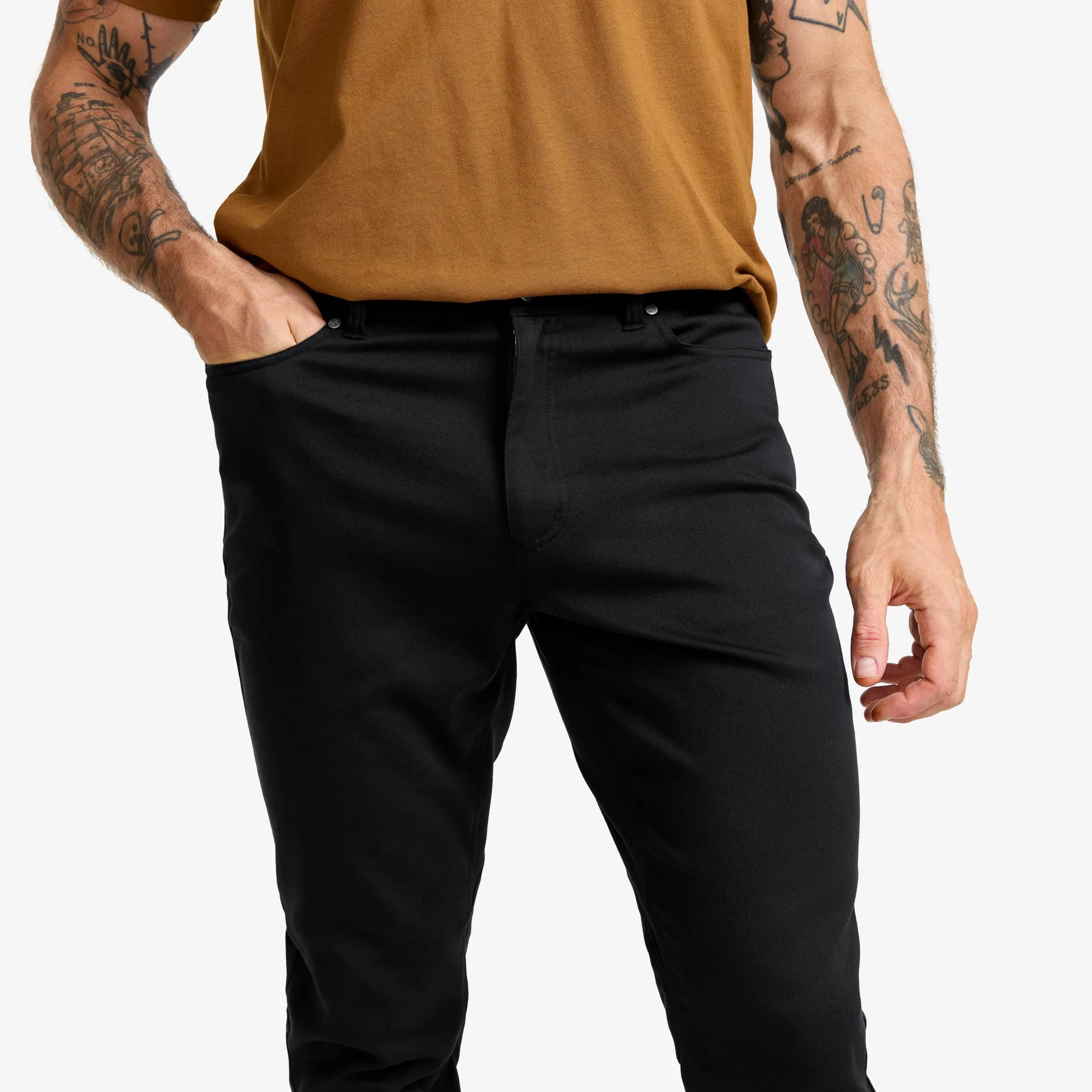 Path Stretch Jeans Herren Black