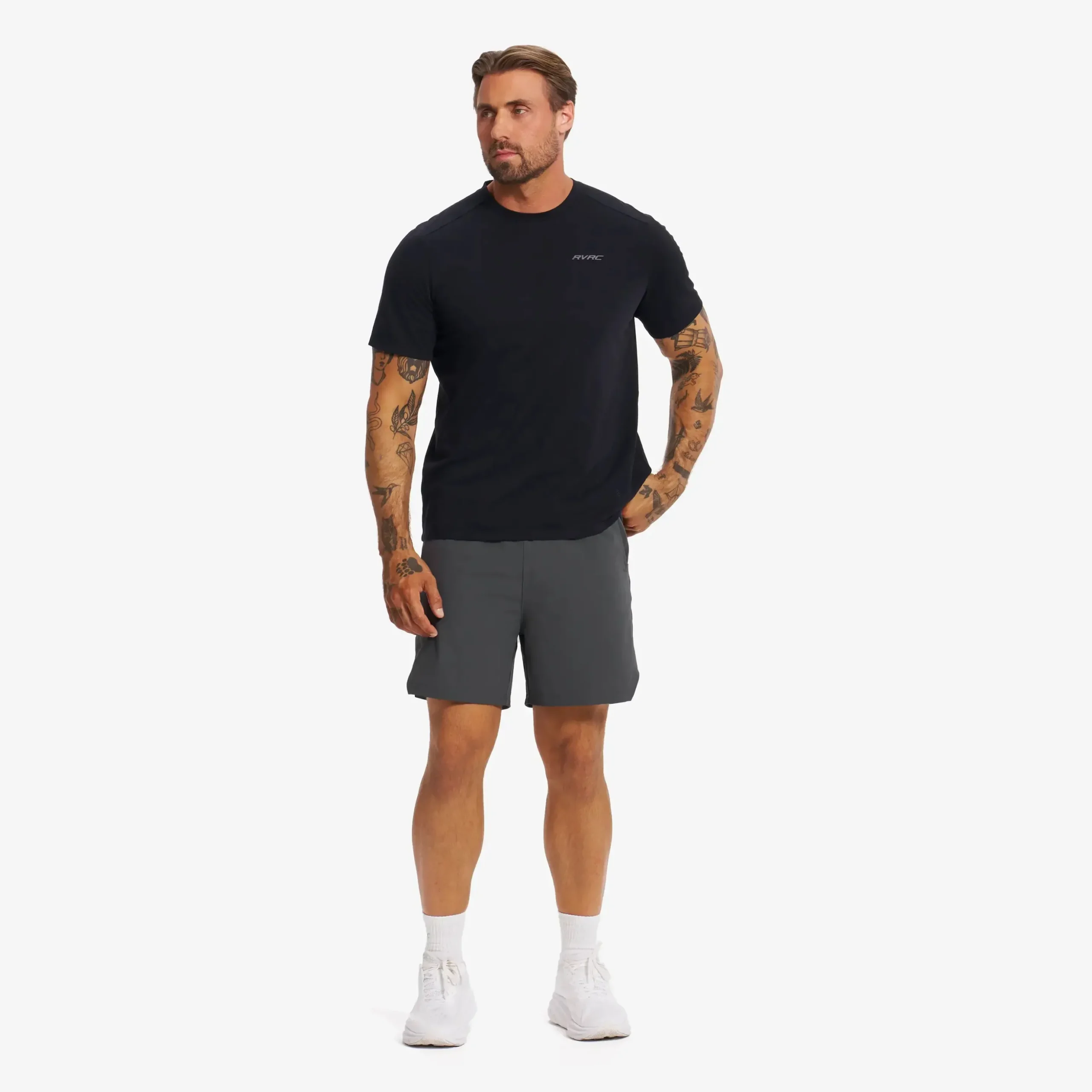 Performance Soft Mesh T-shirt Herren Black