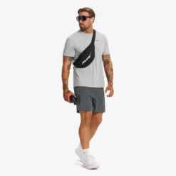 Performance Soft Mesh T-shirt Herren Alloy Grey