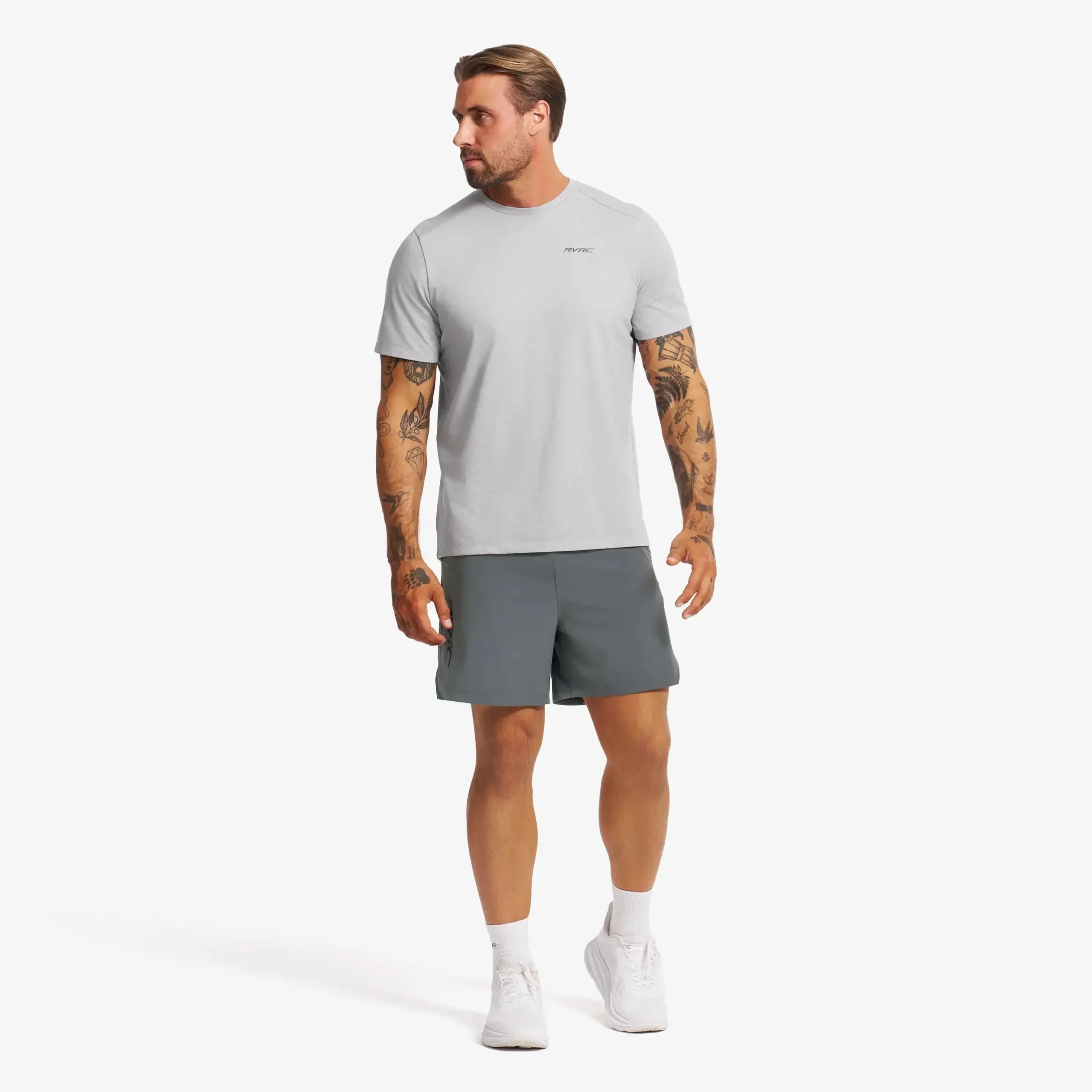 Performance Soft Mesh T-shirt Herren Alloy Grey