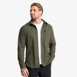 Preparation Stretch Shirt Herren Kambaba Green