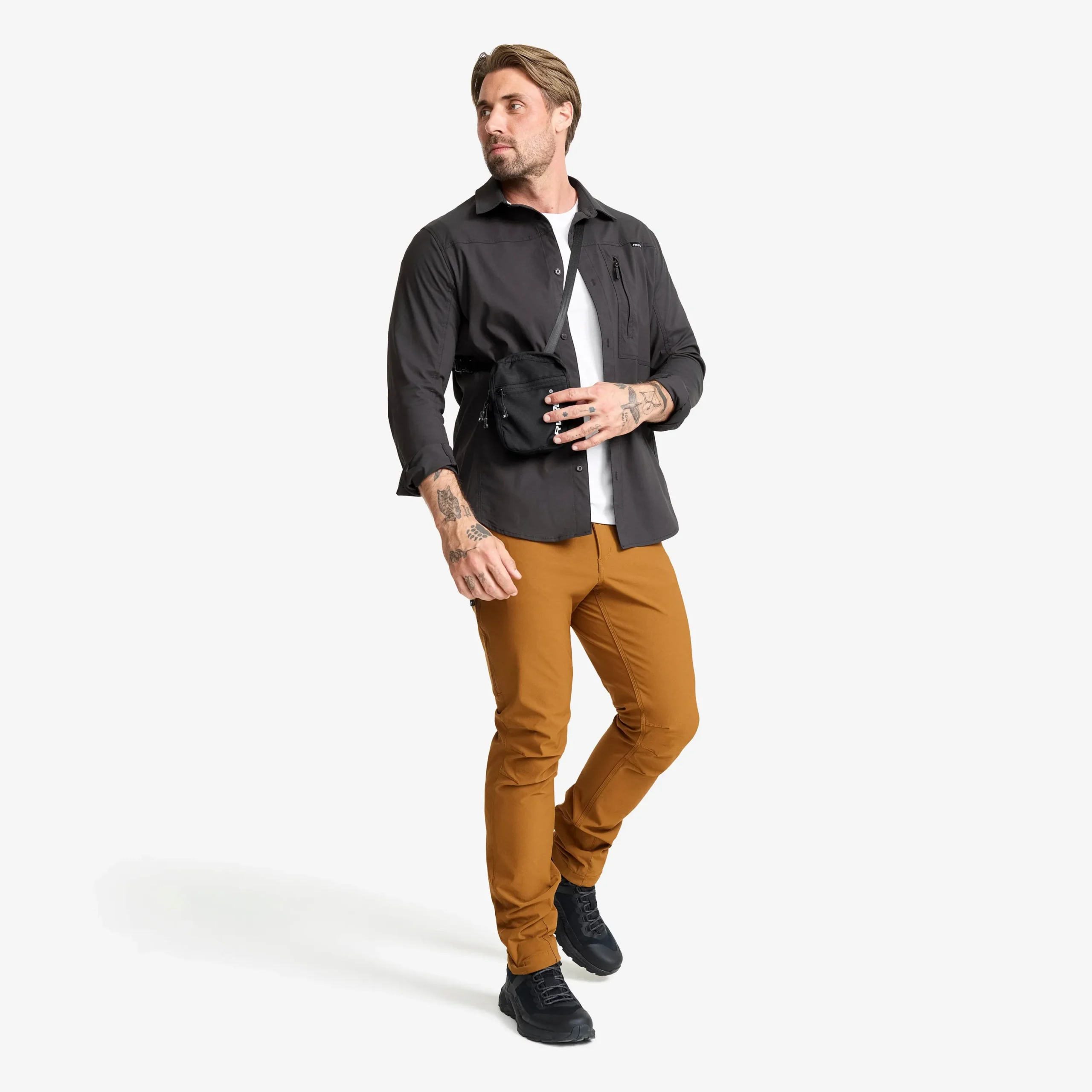 Preparation Stretch Shirt Herren Anthracite