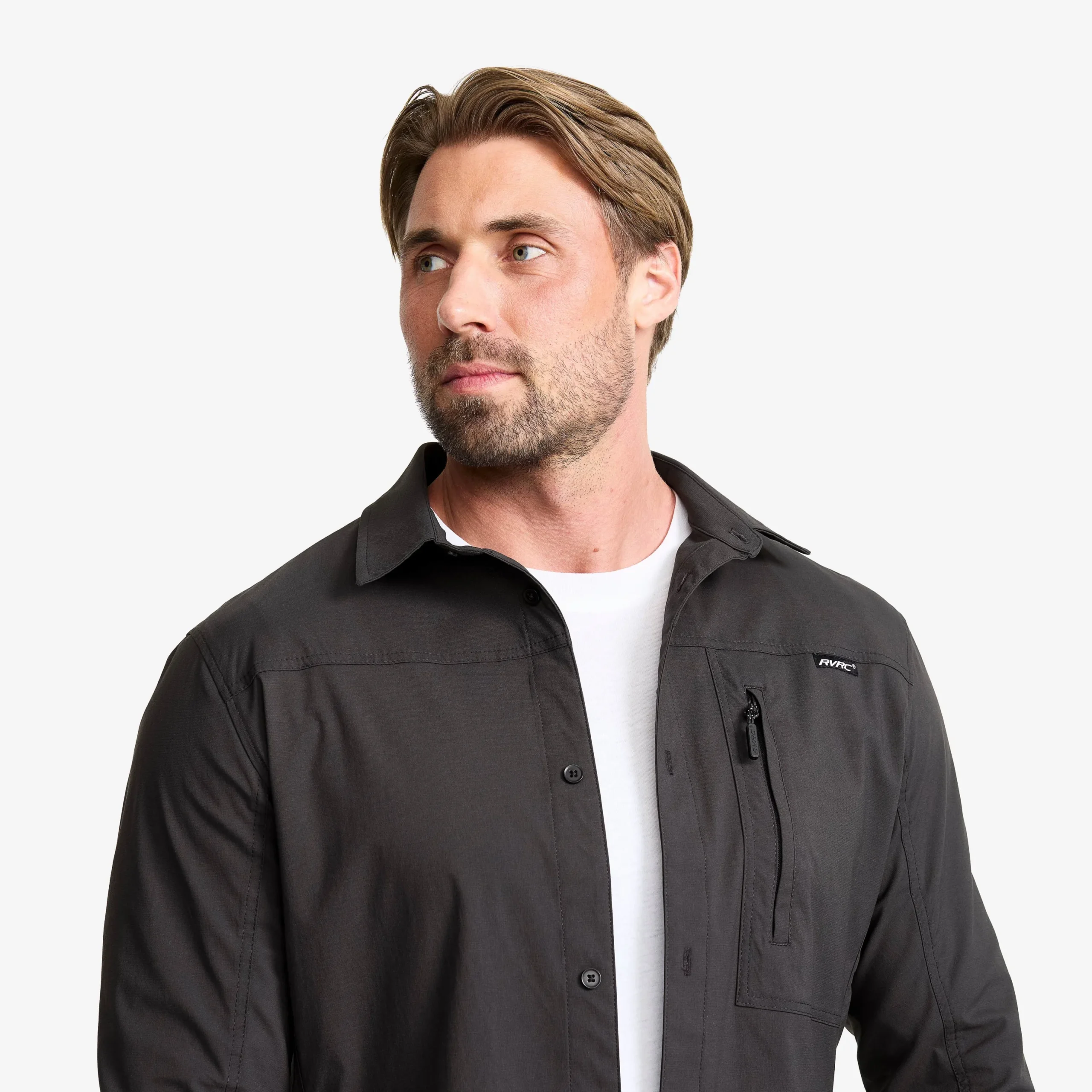 Preparation Stretch Shirt Herren Anthracite