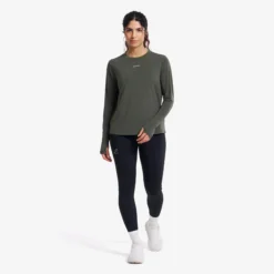 Progress Active Soft Long-sleeved T-shirt Damen Kambaba Green