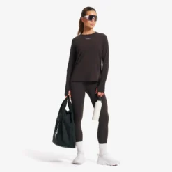 Progress Active Soft Long-sleeved T-shirt Damen Espresso