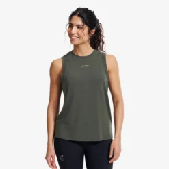 Progress Active Soft Tank Top Damen Kambaba Green