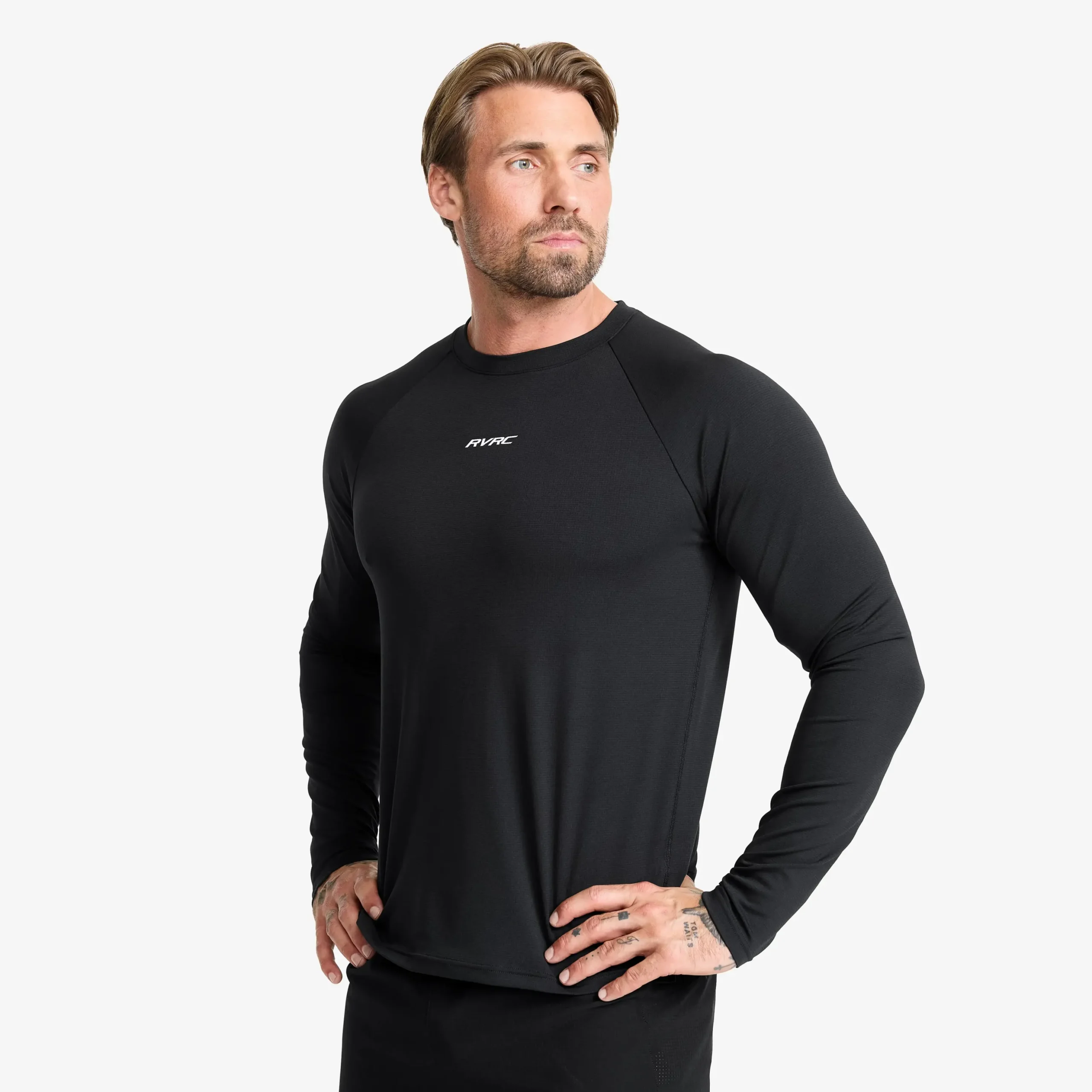 Pulse Running Long-sleeved T-shirt Herren Black