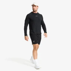 Pulse Running Long-sleeved T-shirt Herren Black