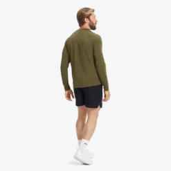 Pulse Running Long-sleeved T-shirt Herren Dark Olive