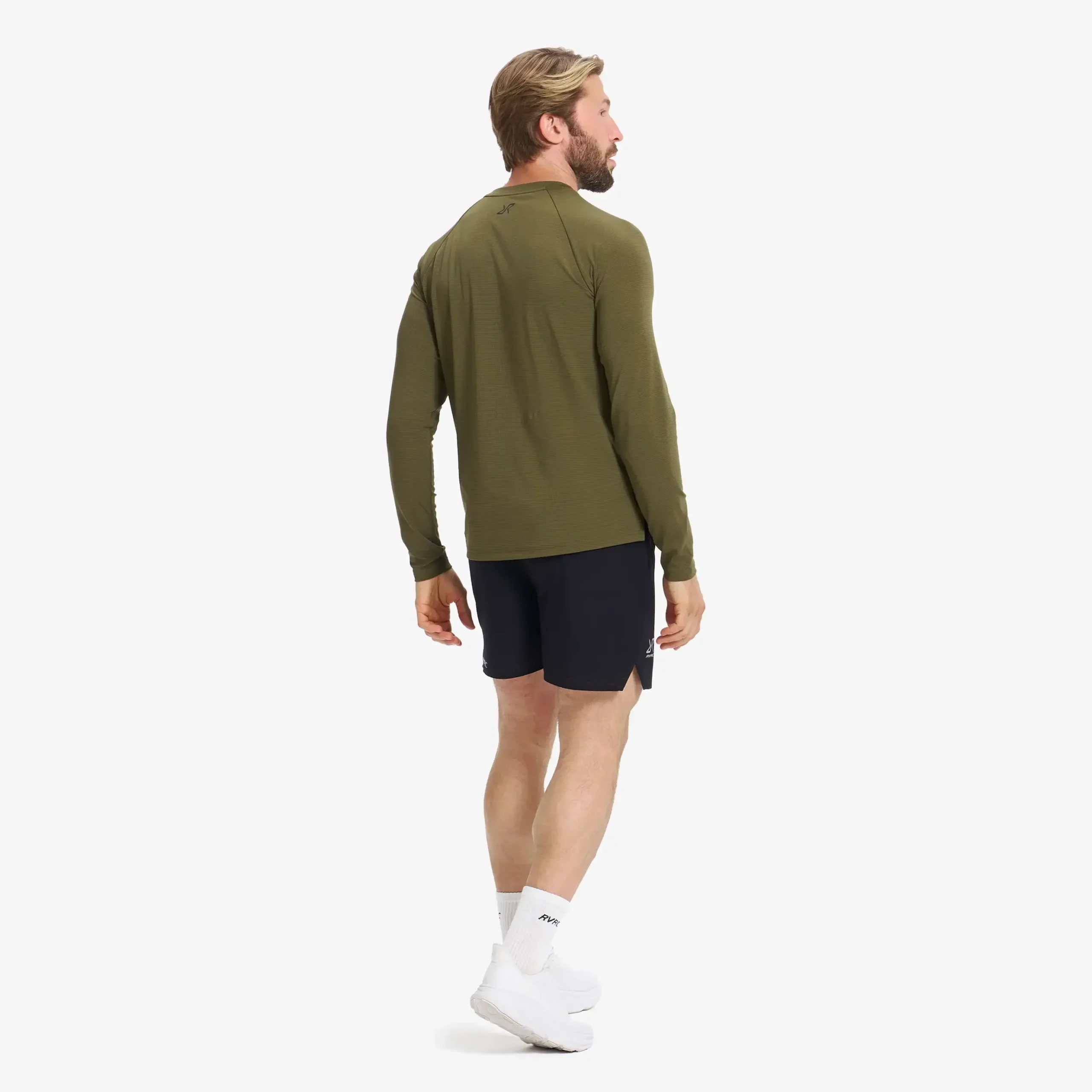 Pulse Running Long-sleeved T-shirt Herren Dark Olive