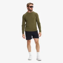 Pulse Running Long-sleeved T-shirt Herren Dark Olive