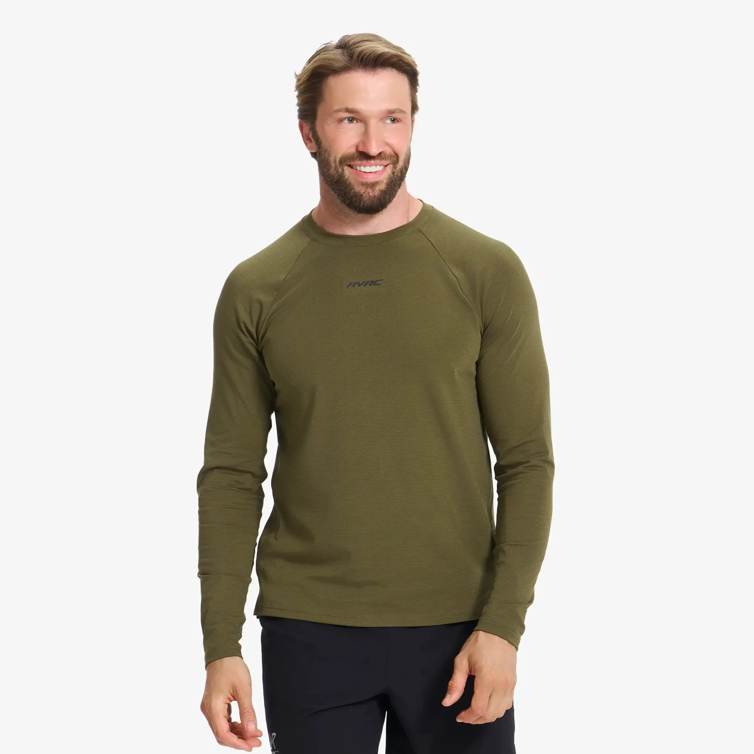 Pulse Running Long-sleeved T-shirt Herren Dark Olive