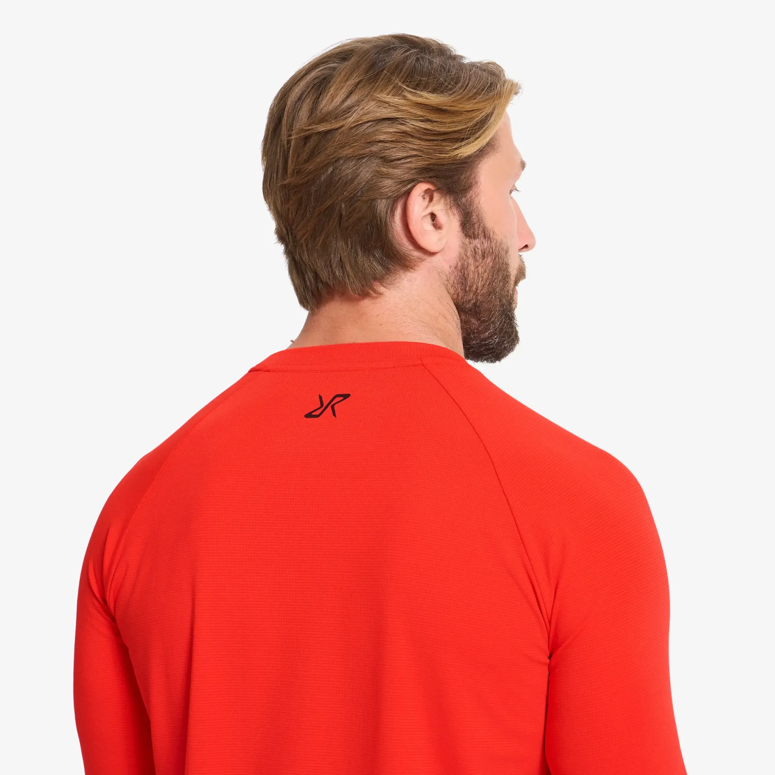 Pulse Running Long-sleeved T-shirt Herren Fiery Red