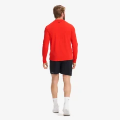 Pulse Running Long-sleeved T-shirt Herren Fiery Red