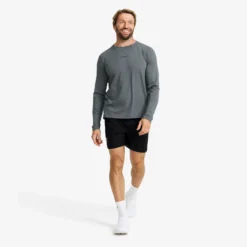 Pulse Running Long-sleeved T-shirt Herren Turbulence Blue