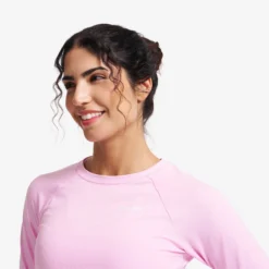 Pulse Running Long-Sleeved T-Shirt Damen Bright Pink