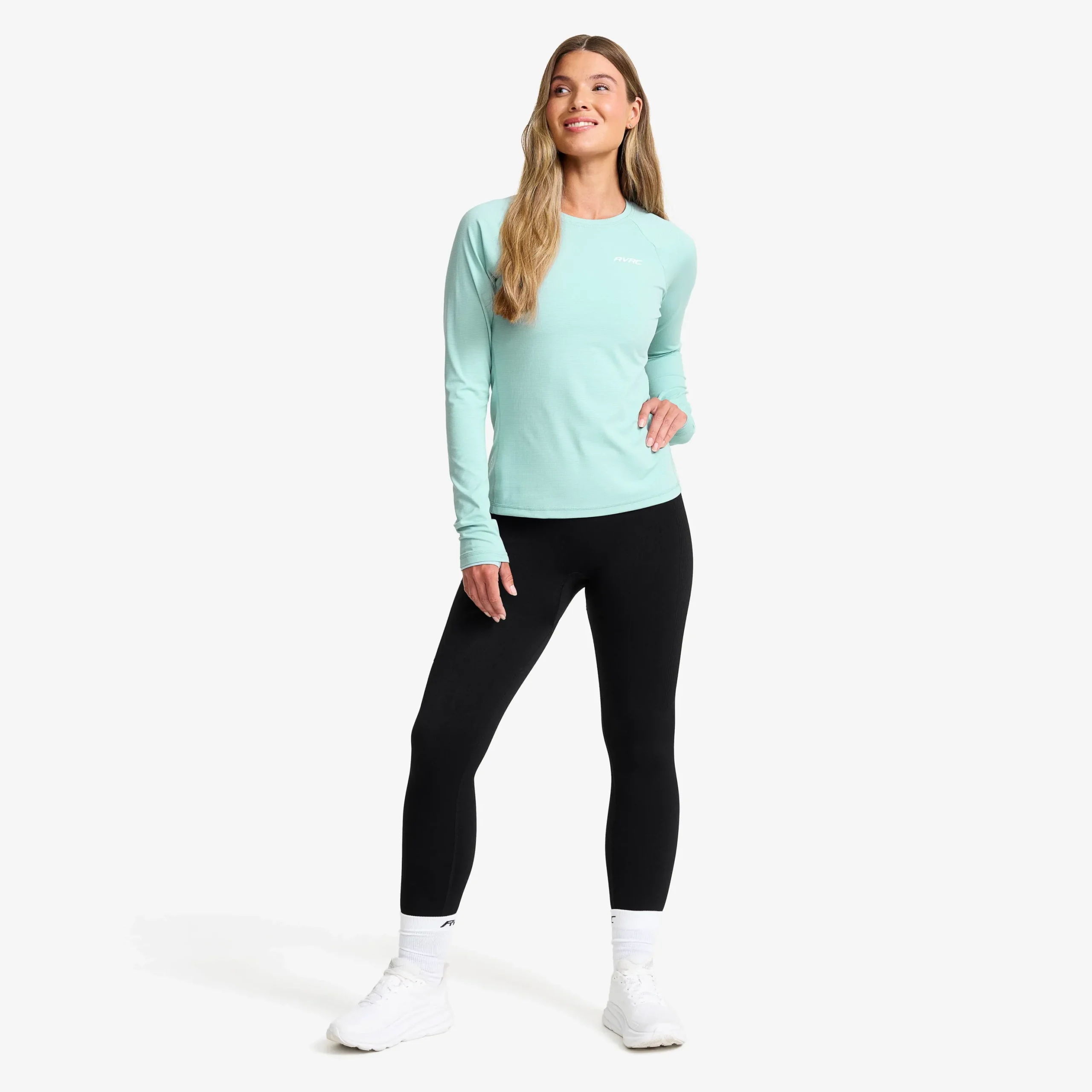 Pulse Running Long-Sleeved T-Shirt Damen Gray Mist