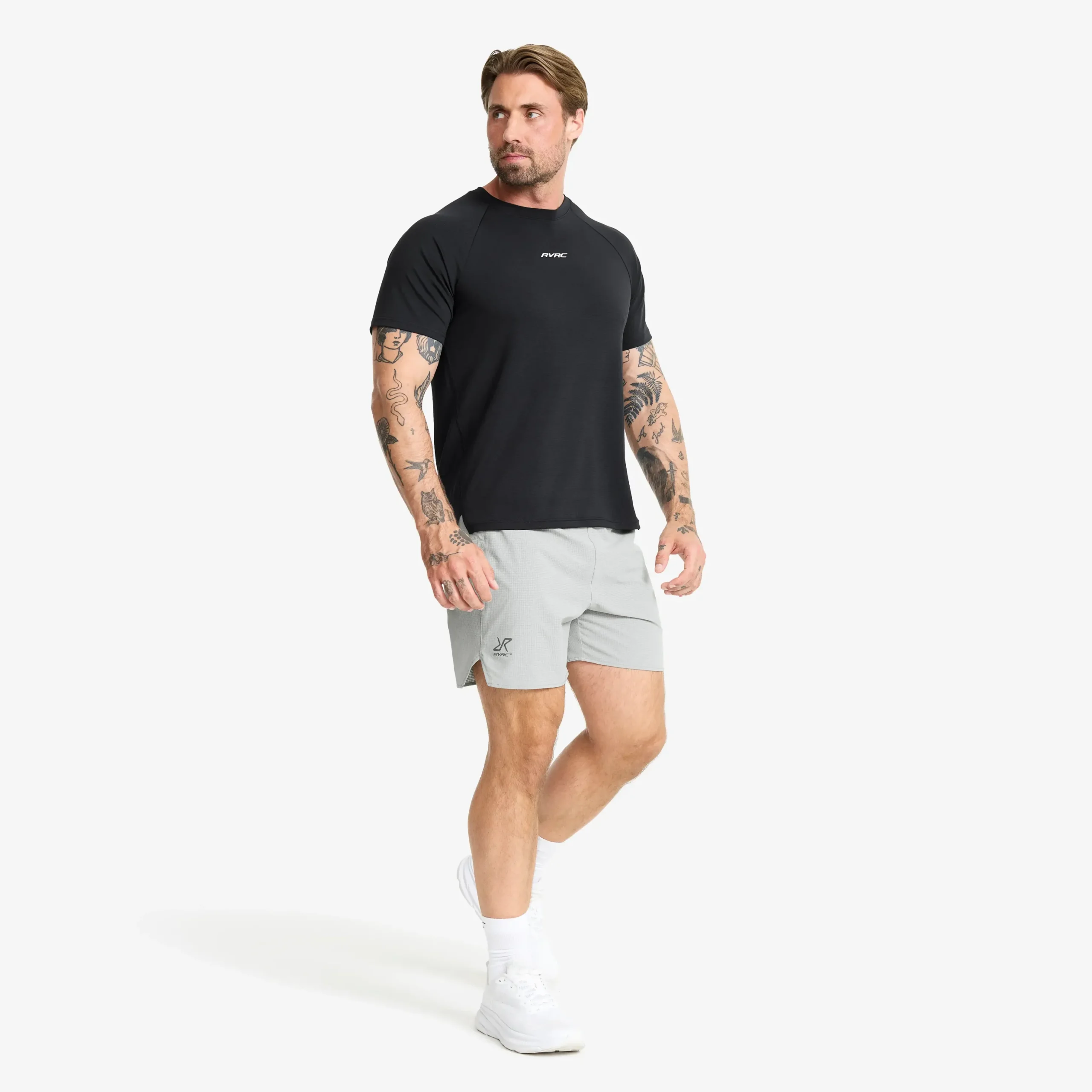 Pulse Running T-shirt Herren Black
