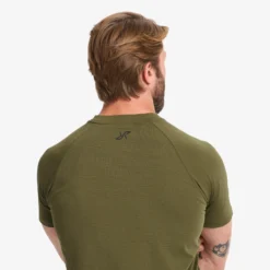Pulse Running T-shirt Herren Dark Olive