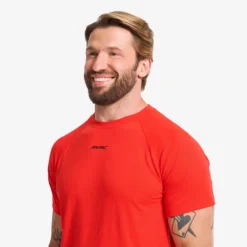 Pulse Running T-shirt Herren Fiery Red