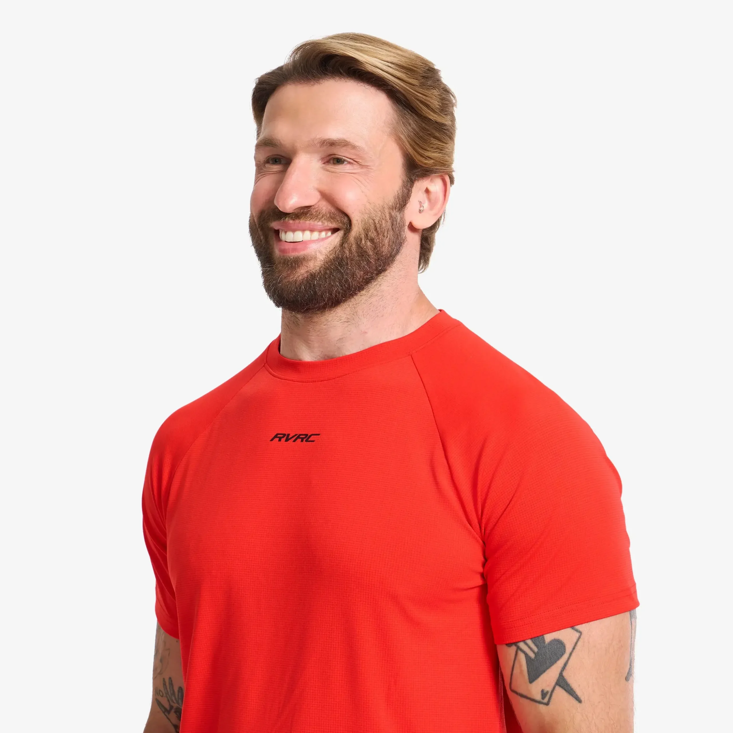 Pulse Running T-shirt Herren Fiery Red