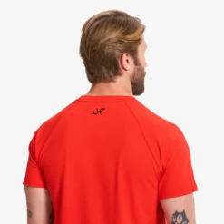Pulse Running T-shirt Herren Fiery Red