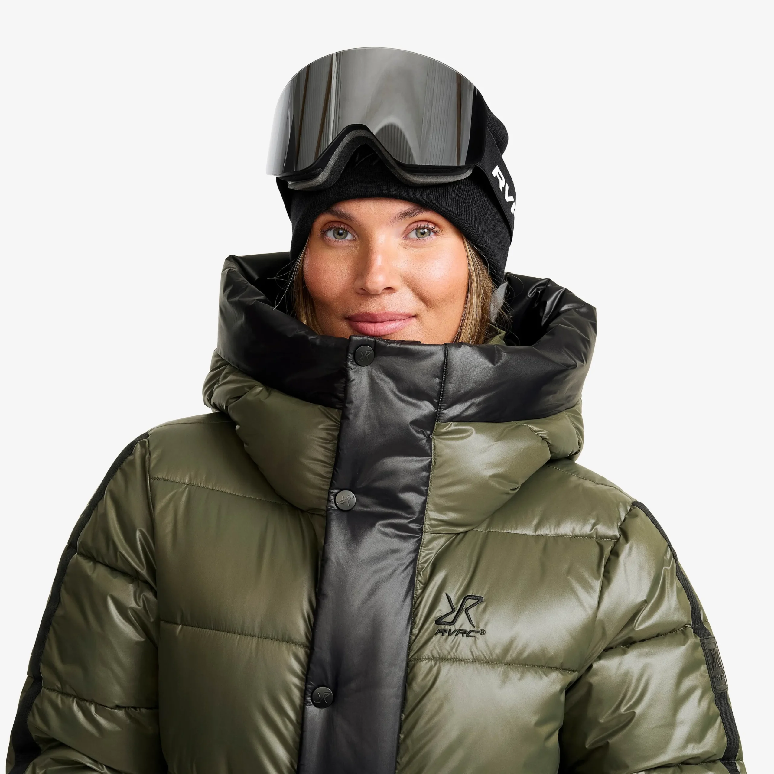 Raise Puffer Ski Jacket Damen Kambaba Green