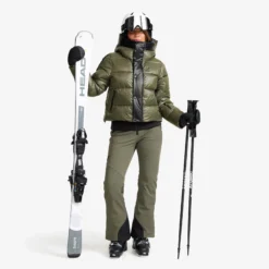 Raise Puffer Ski Jacket Damen Kambaba Green