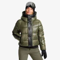Raise Puffer Ski Jacket Damen Kambaba Green