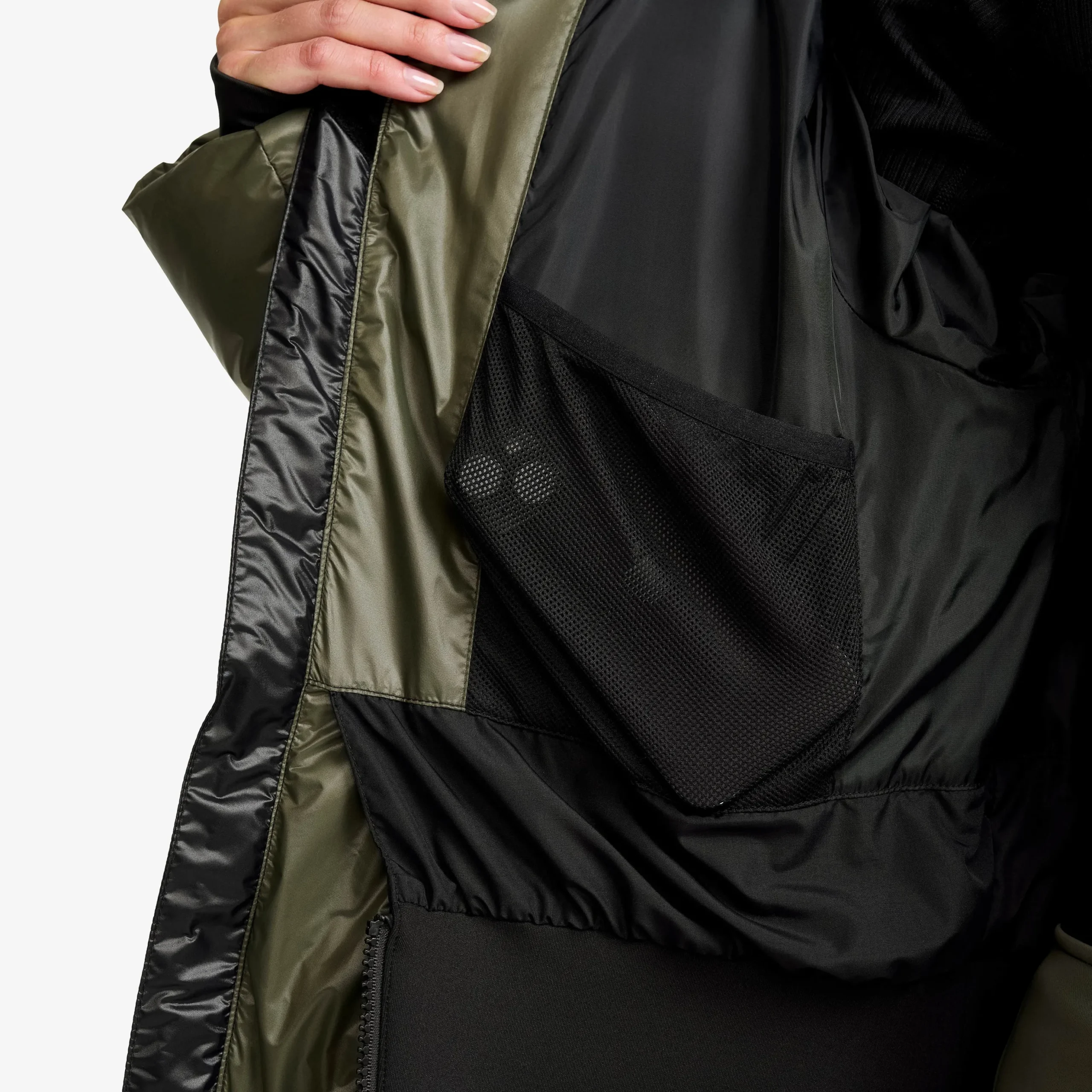 Raise Puffer Ski Jacket Damen Kambaba Green