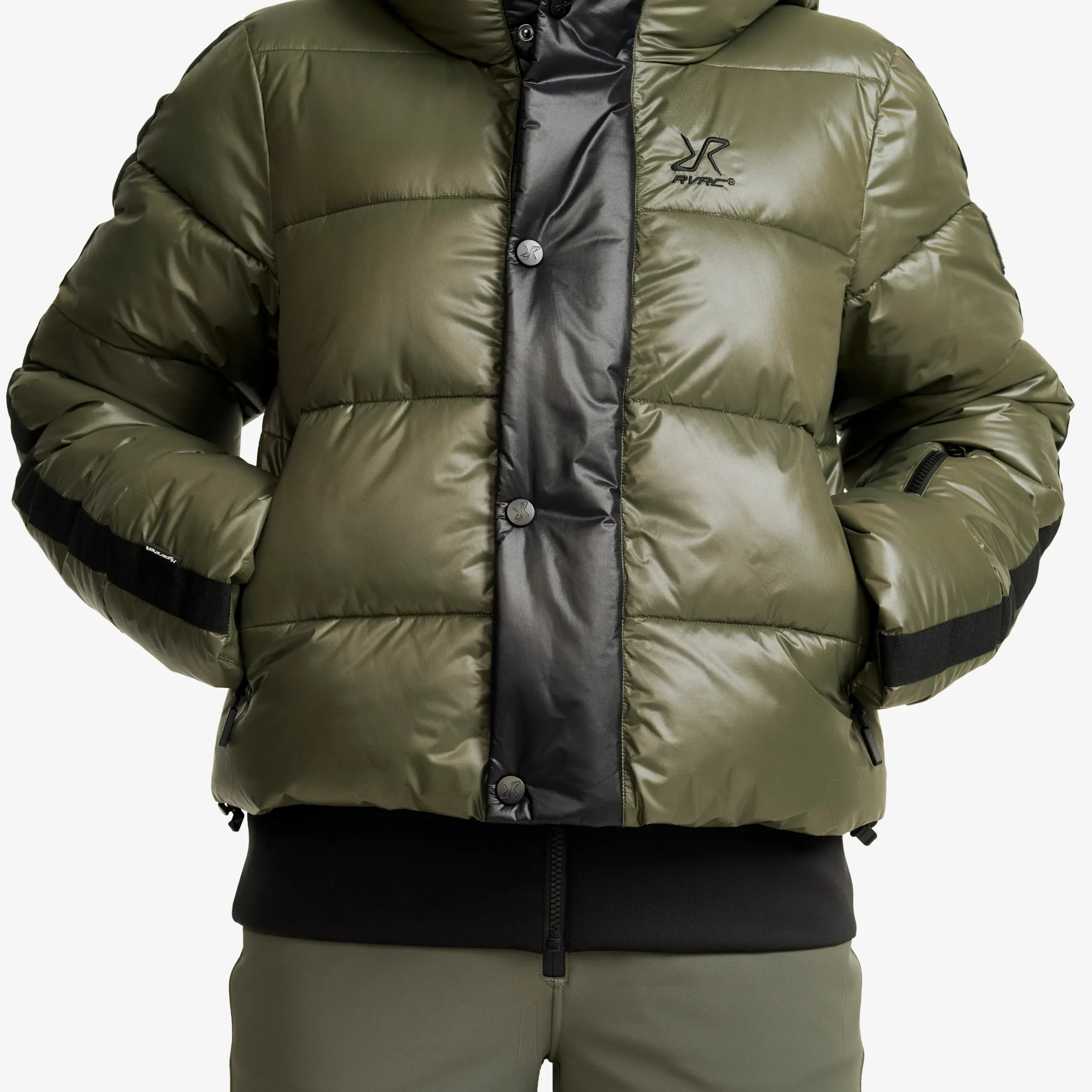 Raise Puffer Ski Jacket Damen Kambaba Green