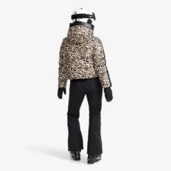 Raise Puffer Ski Jacket Damen Black/Dijon