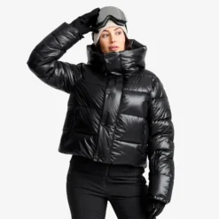 Raise Puffer Ski Jacket Damen Black