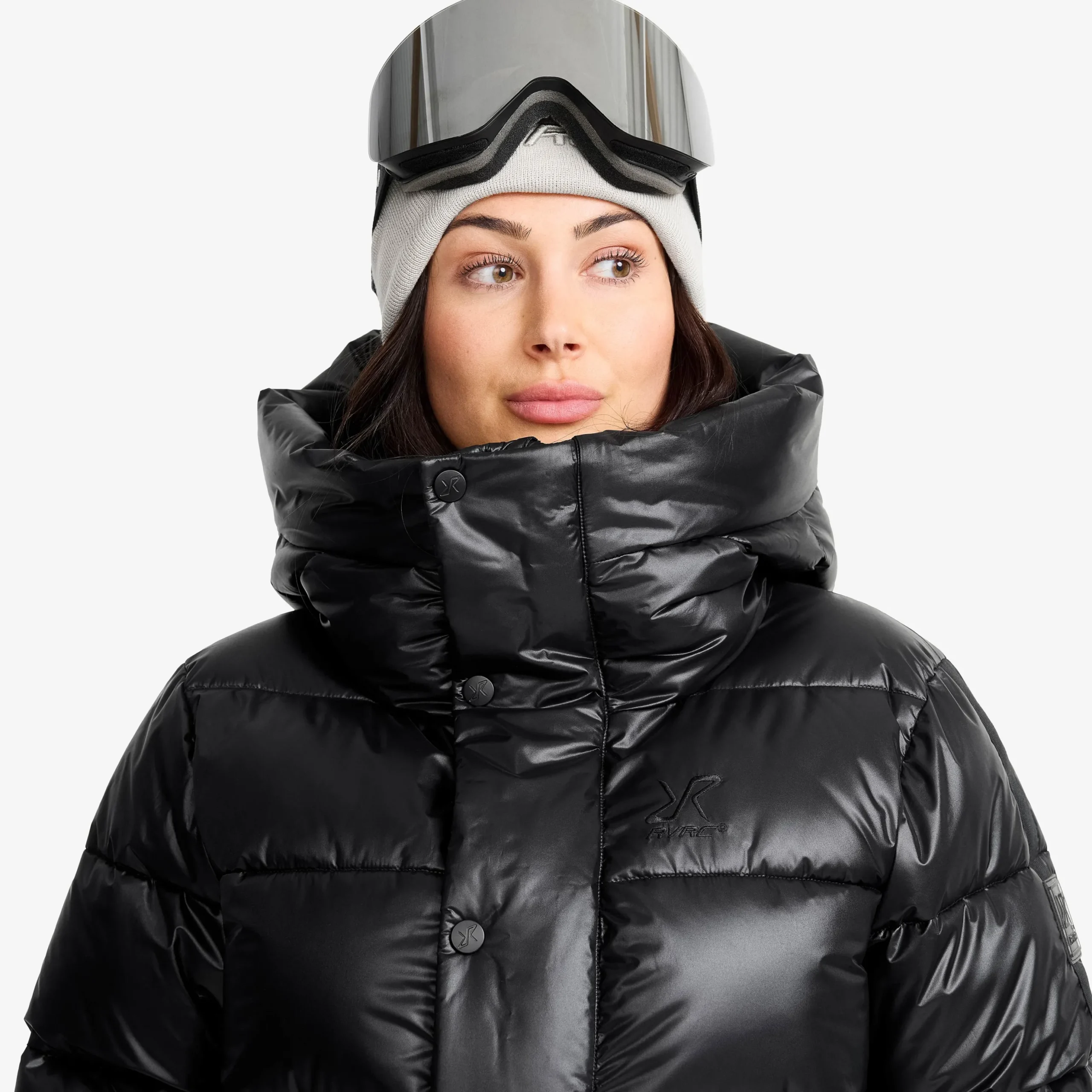 Raise Puffer Ski Jacket Damen Black