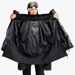 Raise Puffer Ski Jacket Damen Black