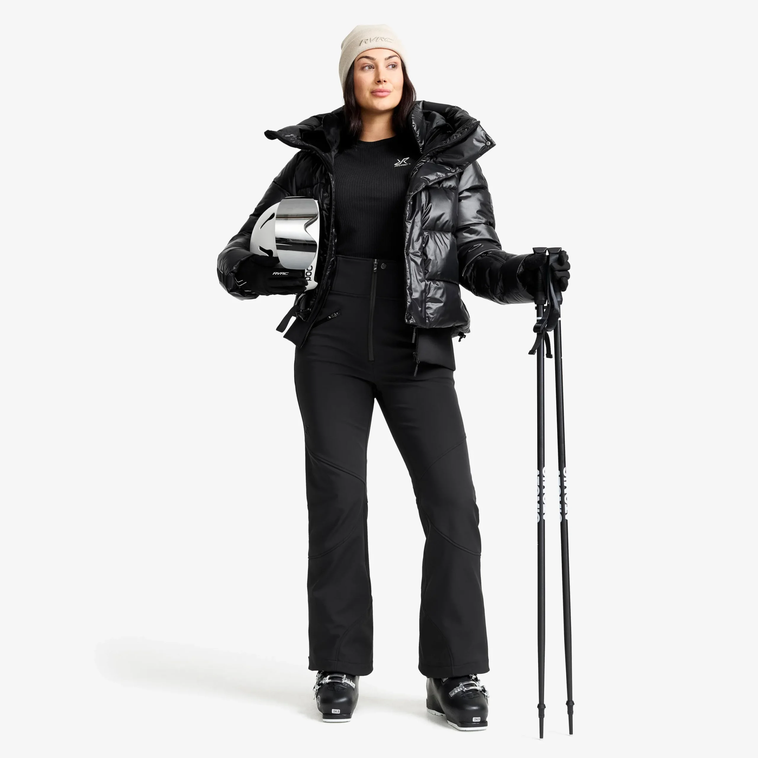 Raise Softshell Ski Pants Damen Black