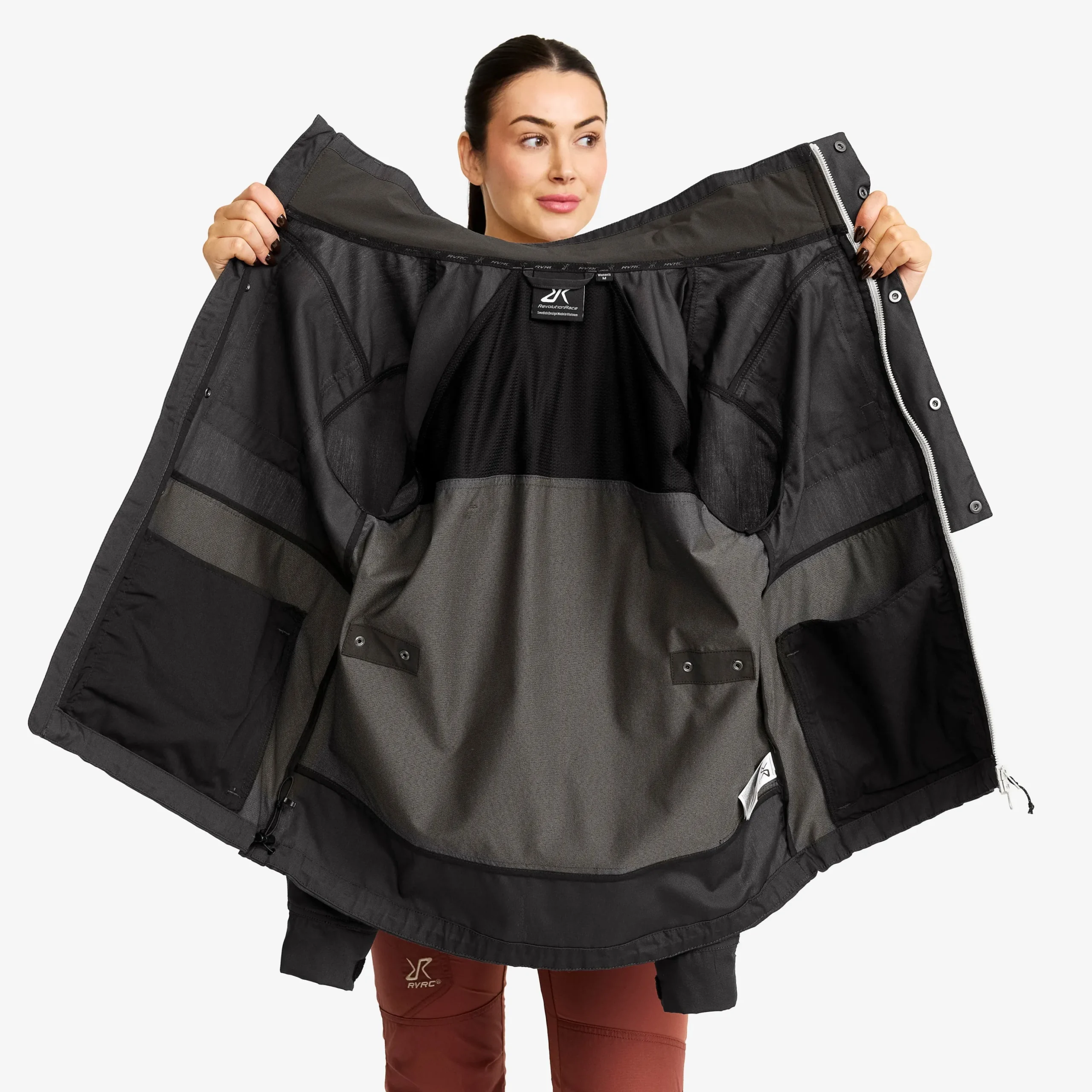 Rambler Lightweight Pro Jacket Damen Anthracite/Oatmeal