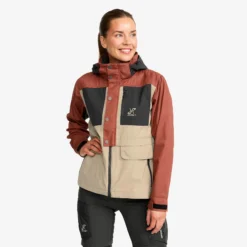 Rambler Lightweight Pro Jacket Damen Pink Mahogany/Aluminium
