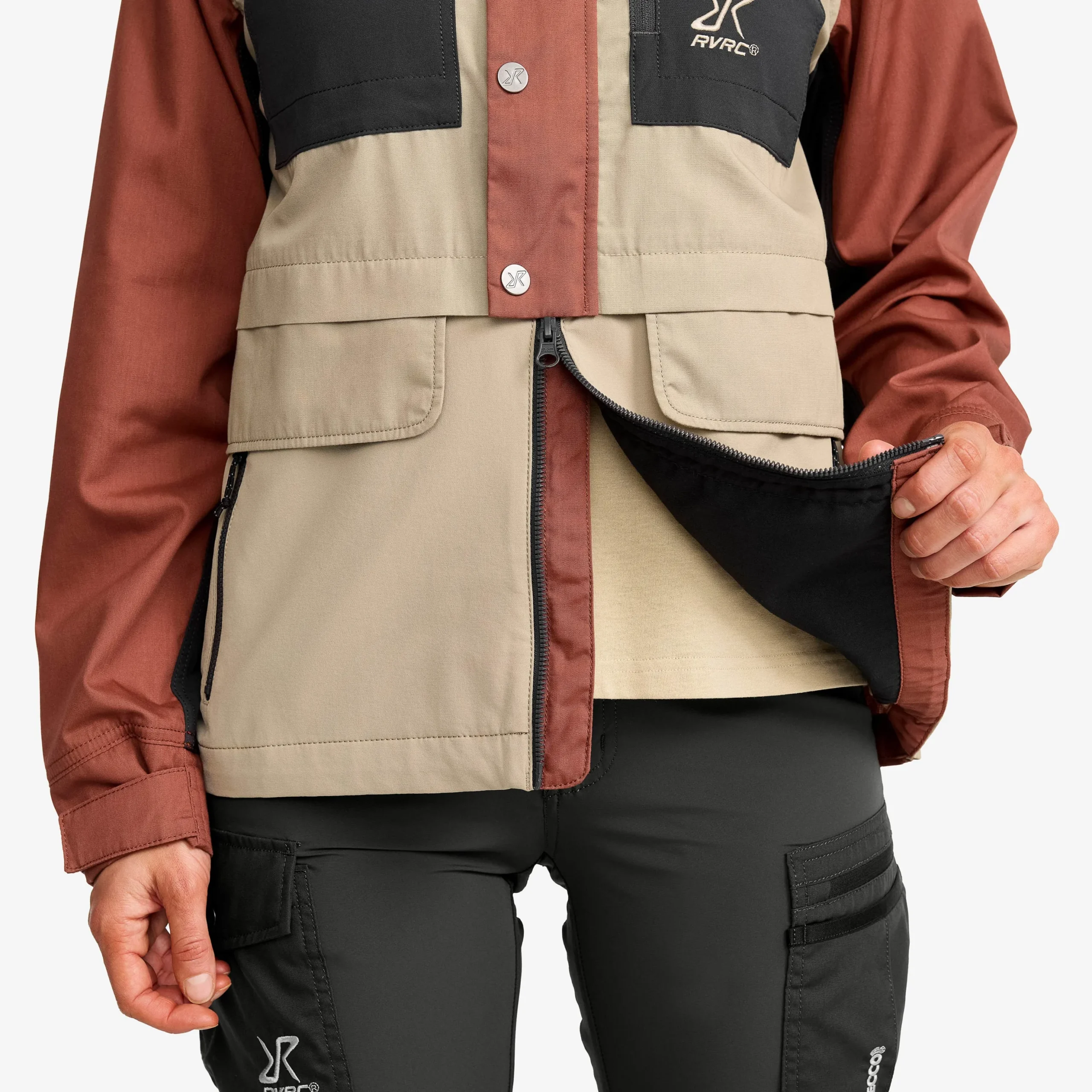 Rambler Lightweight Pro Jacket Damen Pink Mahogany/Aluminium