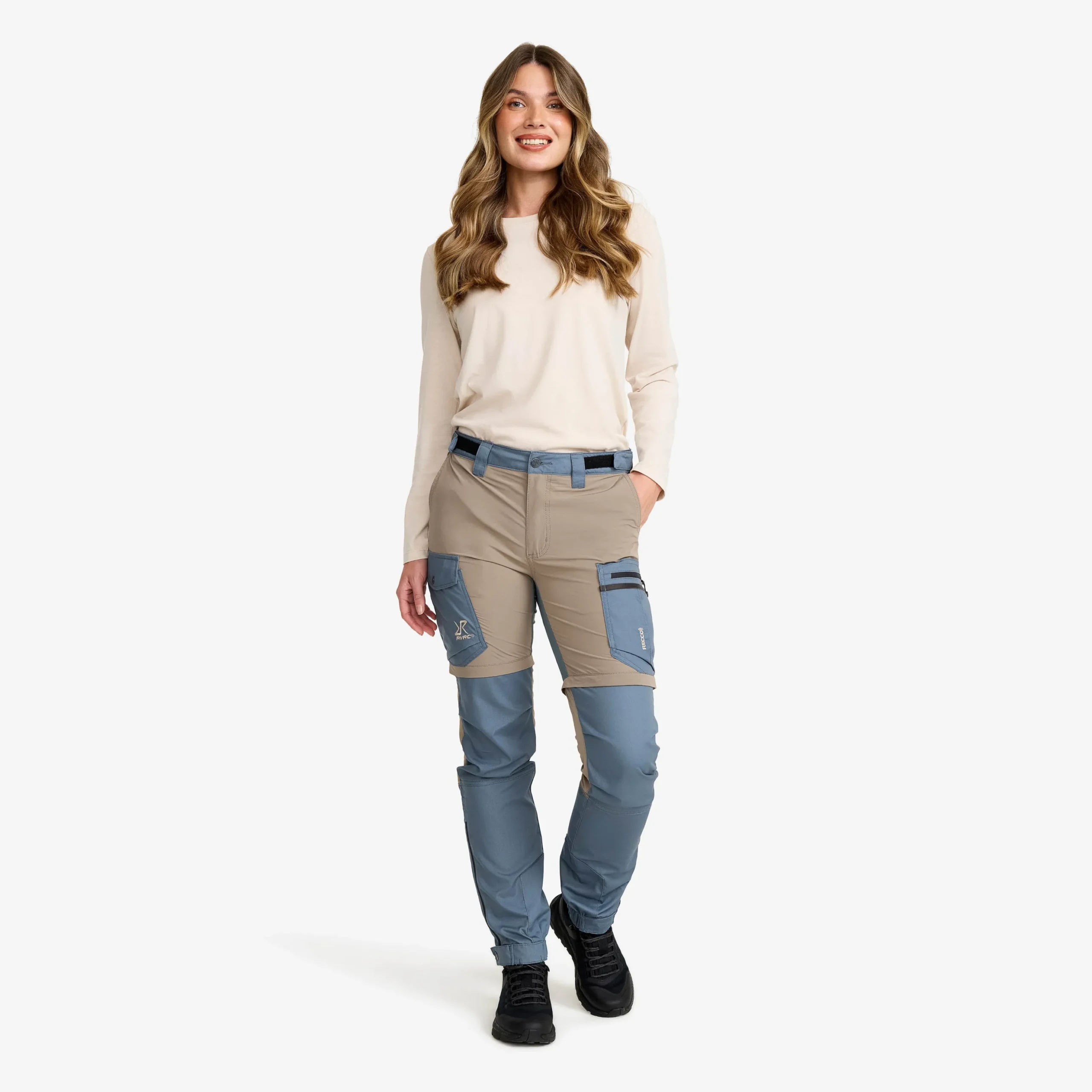 Rambler Lightweight Zip-off Pants Damen Stormy Weather/Brindle