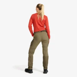 Rambler Lightweight Zip-off Pants Damen Light Moss Gray