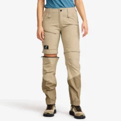 Range Pro Stretch T Zip-off Pants Damen Aluminium/Brindle