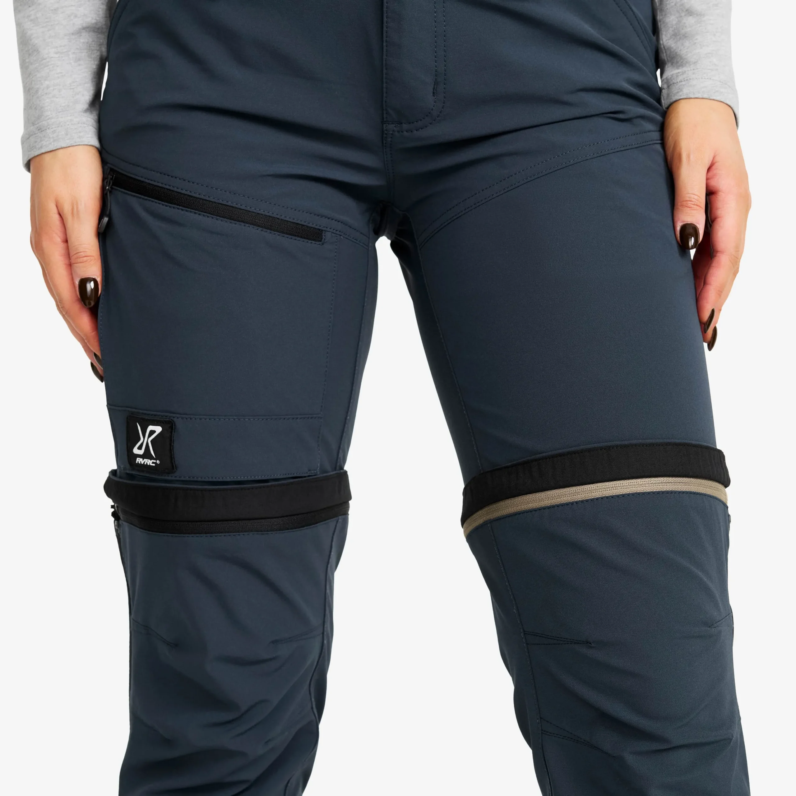 Range Pro Stretch T Zip-off Pants Damen Blueberry/Black