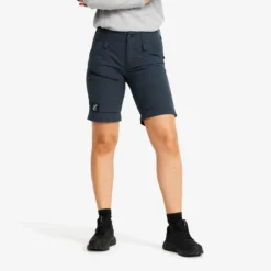 Range Pro Stretch T Zip-off Pants Damen Blueberry/Black