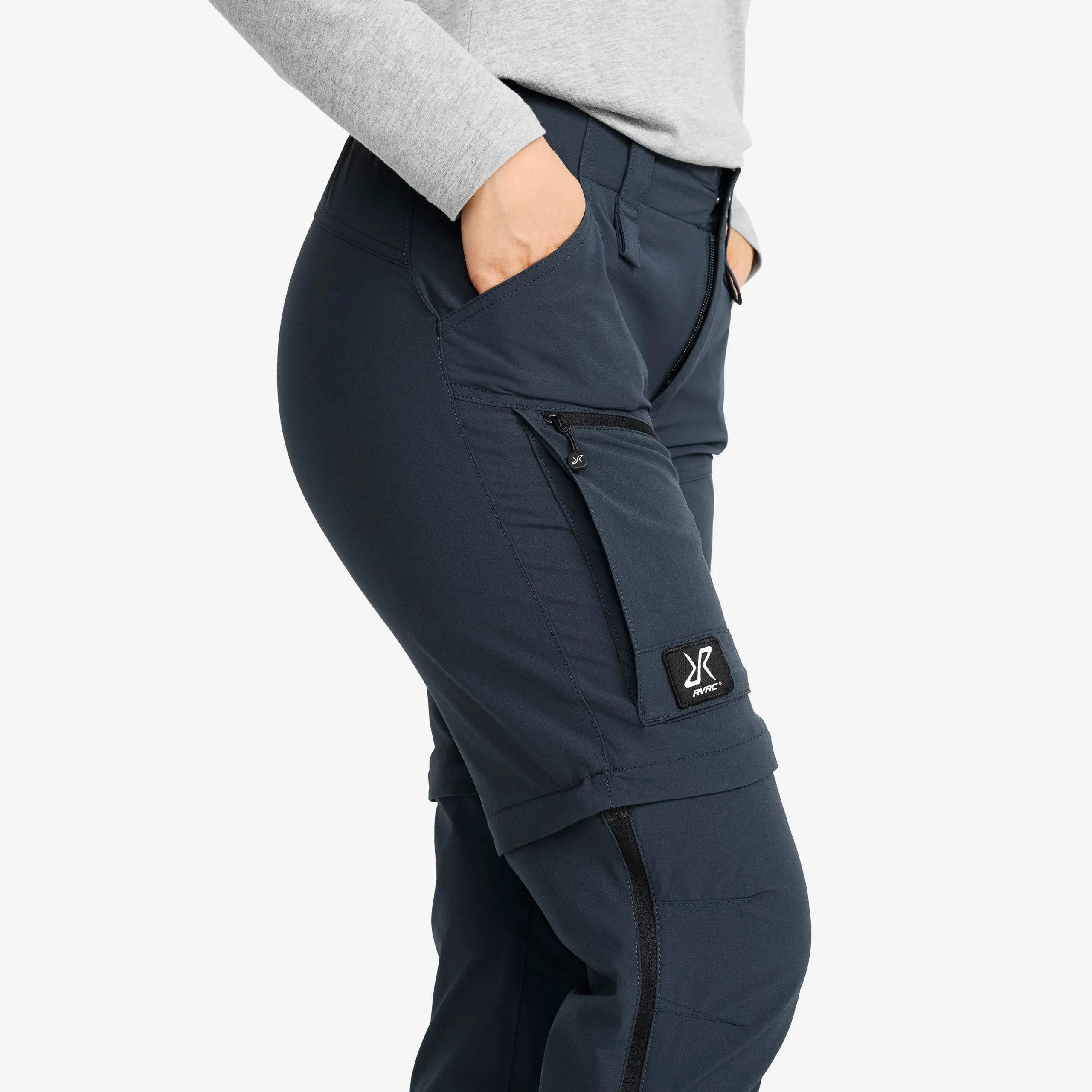 Range Pro Stretch T Zip-off Pants Damen Blueberry/Black