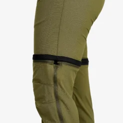Range Pro Stretch T Zip-off Pants Damen Burnt Olive/Anthracite